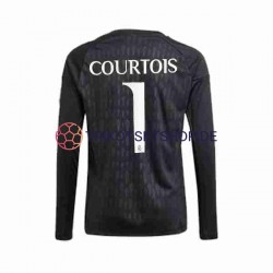 Real Madrid Thibaut Courtois 1 2023-2024 Torwart Herren Trikot Auswärts Langarm