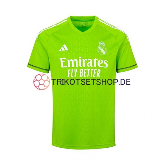 Real Madrid Thibaut Courtois 1 2023-2024 Torwart Herren Trikot Heim Kurzarm
