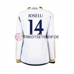 Real Madrid JOSELU 14 2023-2024 Herren Trikot Heim Langarm