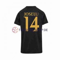 Real Madrid Joselu 14 2023-2024 Herren Trikot Ausweich Kurzarm