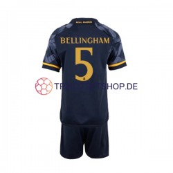 Real Madrid Jude Bellingham 5 2023-2024 Kinder Trikotset Auswärts Kurzarm