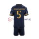 Real Madrid Jude Bellingham 5 2023-2024 Kinder Trikotset Auswärts Kurzarm