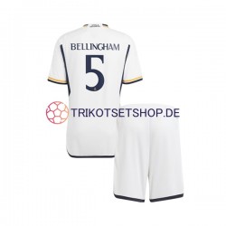 Real Madrid Jude Bellingham 5 2023-2024 Kinder Trikotset Heim Kurzarm
