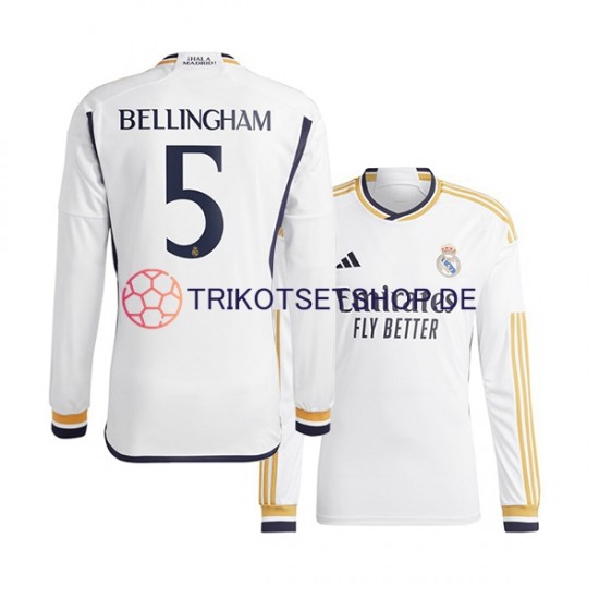 Real Madrid Jude Bellingham 5 2023-2024 Herren Trikot Heim Langarm