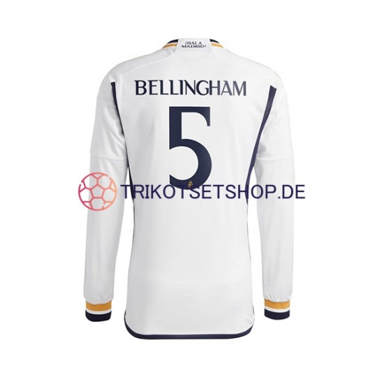 Real Madrid Jude Bellingham 5 2023-2024 Herren Trikot Heim Langarm