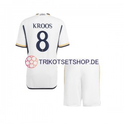 Real Madrid Kroos 8 2023-2024 Kinder Trikotset Heim Kurzarm