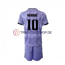 Real Madrid Modrić Luka 10 2022-2023 Kinder Trikotset Auswärts Kurzarm