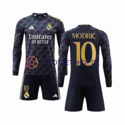 Real Madrid Modrić Luka 10 2023-2024 Kinder Trikotset Auswärts Langarm