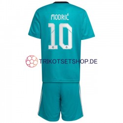 Real Madrid Modrić Luka 10 2021-2022 Kinder Trikotset Ausweich Kurzarm