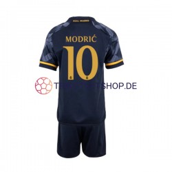 Real Madrid Modrić 10 2023-2024 Kinder Trikotset Auswärts Kurzarm