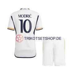 Real Madrid Modrić 10 2023-2024 Kinder Trikotset Heim Kurzarm