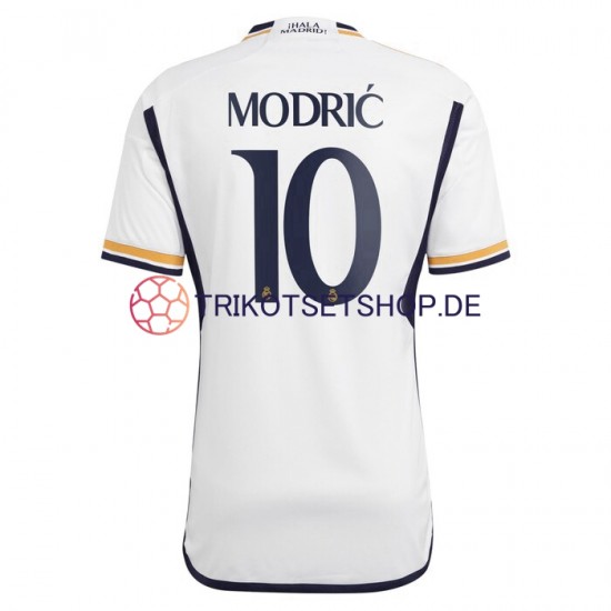 Real Madrid Modrić 10 2023-2024 Herren Trikot Heim Kurzarm