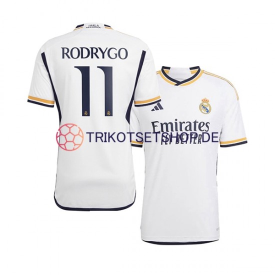 Real Madrid Rodrygo Goes 11 2023-2024 Herren Trikot Heim Kurzarm