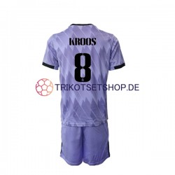 Real Madrid Toni Kroos 8 2022-2023 Kinder Trikotset Auswärts Kurzarm