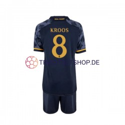 Real Madrid Toni Kroos 8 2023-2024 Kinder Trikotset Auswärts Kurzarm