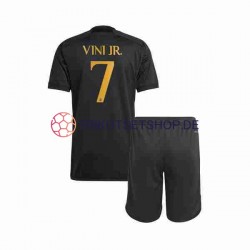 Real Madrid Vini Jr 7 2023-2024 Kinder Trikotset Ausweich Kurzarm