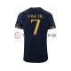 Real Madrid Vinicius Junior 7 2023-2024 Herren Trikot Auswärts Kurzarm