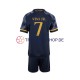Real Madrid Vinicius Junior 7 2023-2024 Kinder Trikotset Auswärts Kurzarm