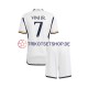 Real Madrid Vinicius Junior 7 2023-2024 Kinder Trikotset Heim Kurzarm
