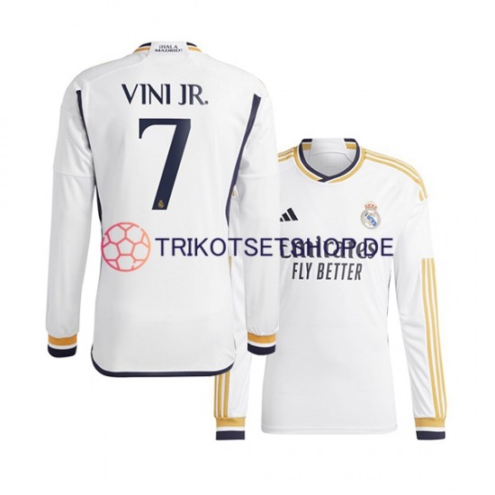 Real Madrid Vinicius Junior 7 2023-2024 Herren Trikot Heim Langarm