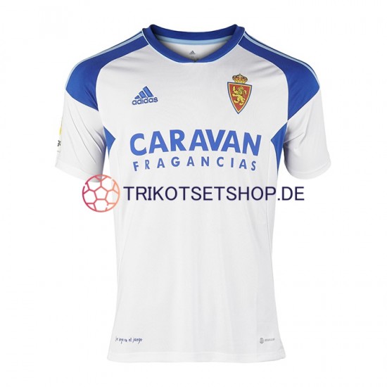 Real Zaragoza 2022-2023 Herren Trikot Heim Kurzarm
