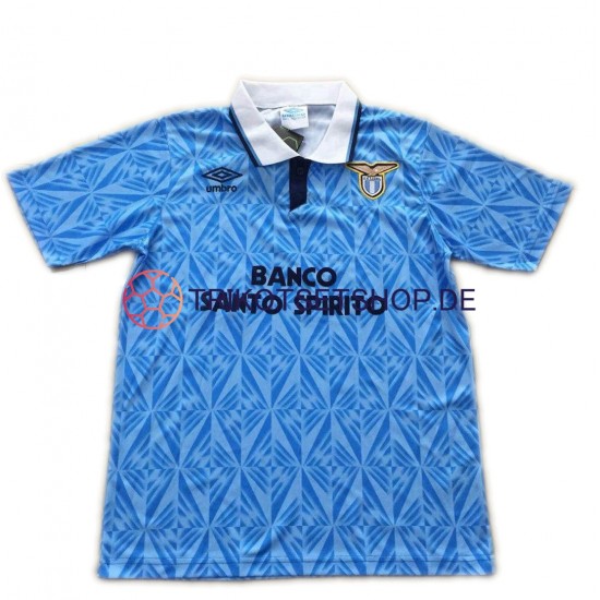 Lazio Rom Retro 1991 Herren Trikot Heim Kurzarm