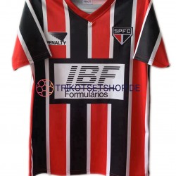Sao Paulo Retro 1991 Herren Trikot Auswärts Kurzarm