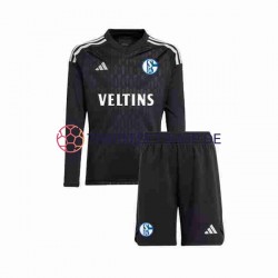 Schalke 04 2023-2024 Torwart Kinder Trikotset Auswärts Langarm