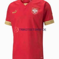 Serbien World Cup 2022 Herren Trikot Heim Kurzarm