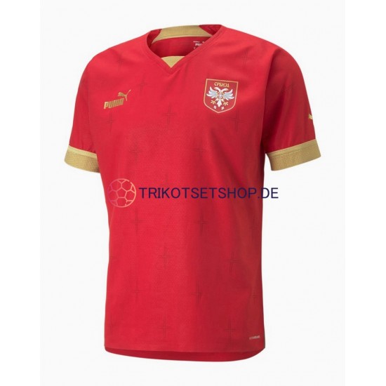 Serbien World Cup 2022 Herren Trikot Heim Kurzarm