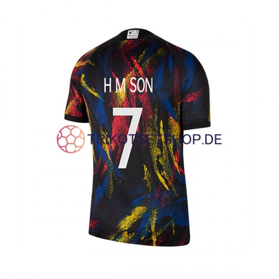 Südkorea Son Heung-min 7 World Cup 2022 Herren Trikot Auswärts Kurzarm
