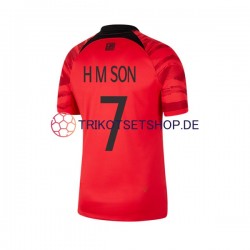 Südkorea Son Heung-min 7 World Cup 2022 Herren Trikot Heim Kurzarm