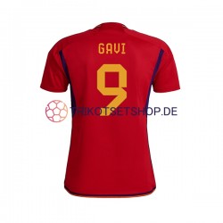 Spanien Gavi 9 World Cup 2022 Herren Trikot Heim Kurzarm