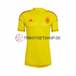 Spanien 2022-2023 Torwart Herren Trikot Auswärts Kurzarm