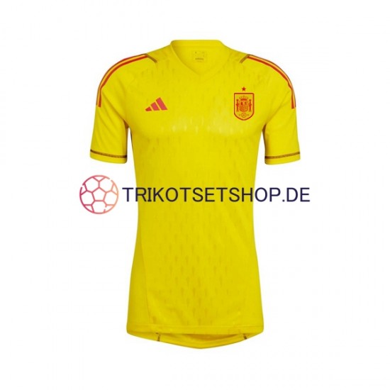 Spanien 2022-2023 Torwart Herren Trikot Auswärts Kurzarm