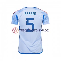 Spanien SERGIO BUSQUETS 5 World Cup 2022 Herren Trikot Auswärts Kurzarm