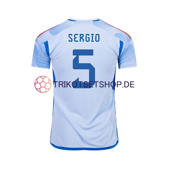 Spanien SERGIO BUSQUETS 5 World Cup 2022 Herren Trikot Auswärts Kurzarm