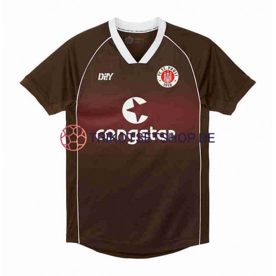 St Pauli 2023-2024 Herren Trikot Heim Kurzarm