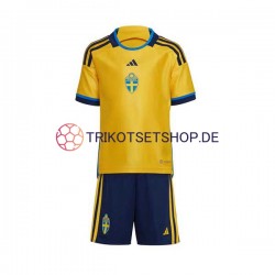 Schweden 2022 Kinder Trikotset Heim Kurzarm