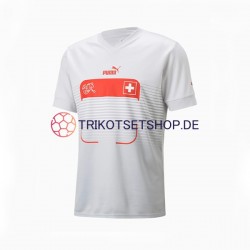 Schweiz World Cup 2022 Herren Trikot Auswärts Kurzarm