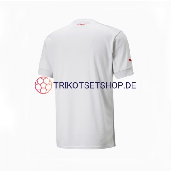 Schweiz World Cup 2022 Herren Trikot Auswärts Kurzarm