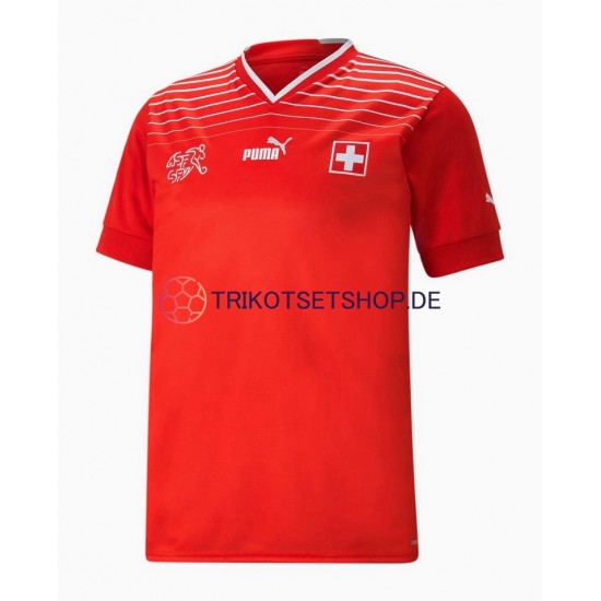 Schweiz World Cup 2022 Herren Trikot Heim Kurzarm