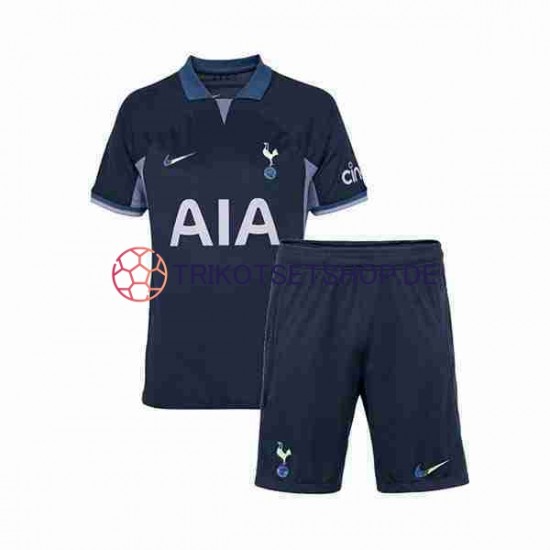 Tottenham Hotspur 2023-2024 Kinder Trikotset Auswärts Kurzarm