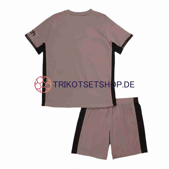 Tottenham Hotspur 2023-2024 Kinder Trikotset Ausweich Kurzarm