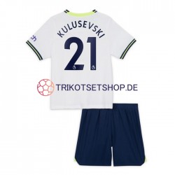 Tottenham Hotspur Dejan Kulusevski 21 2022-2023 Kinder Trikotset Heim Kurzarm