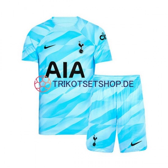 Tottenham Hotspur 2023-2024 Torwart Kinder Trikotset Heim Kurzarm