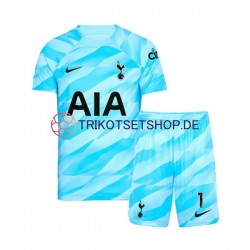 Tottenham Hotspur Hugo Lloris 1 2023-2024 Torwart Kinder Trikotset Heim Kurzarm