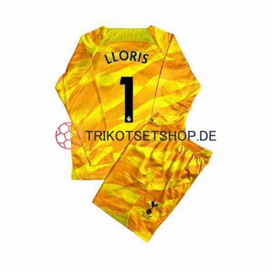 Tottenham Hotspur Hugo 2023-2024 Torwart Kinder Trikotset Auswärts Langarm Orange