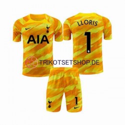 Tottenham Hotspur Hugo 2023-2024 Torwart Kinder Trikotset Auswärts Kurzarm Orange
