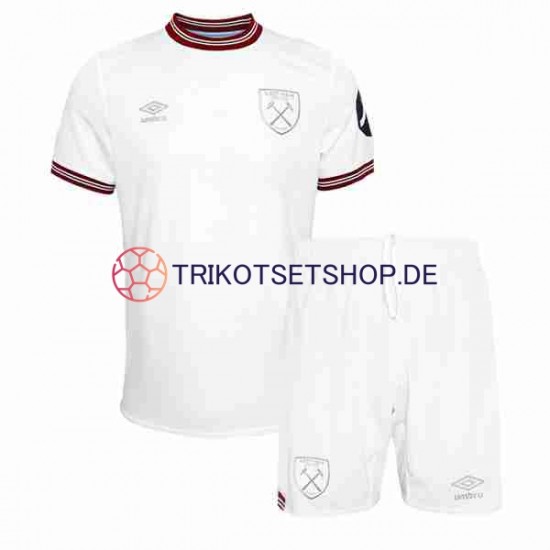 West Ham United 2023-2024 Kinder Trikotset Auswärts Kurzarm